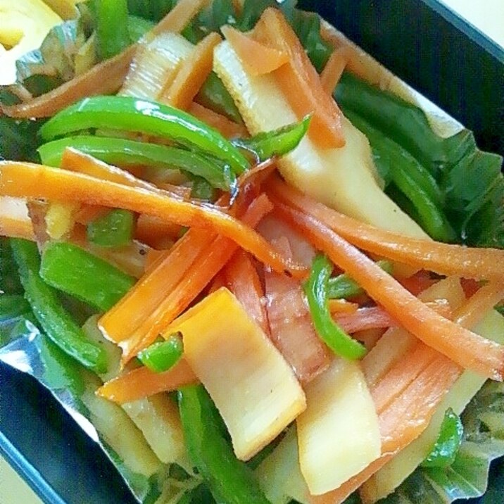 お弁当おかず 筍と野菜のオイスターソース炒め レシピ 作り方 By ロイス１１２３ 楽天レシピ